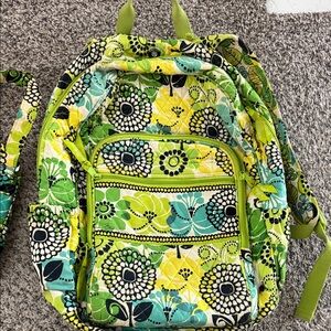Vera Bradley Green and Blue Floral Bag